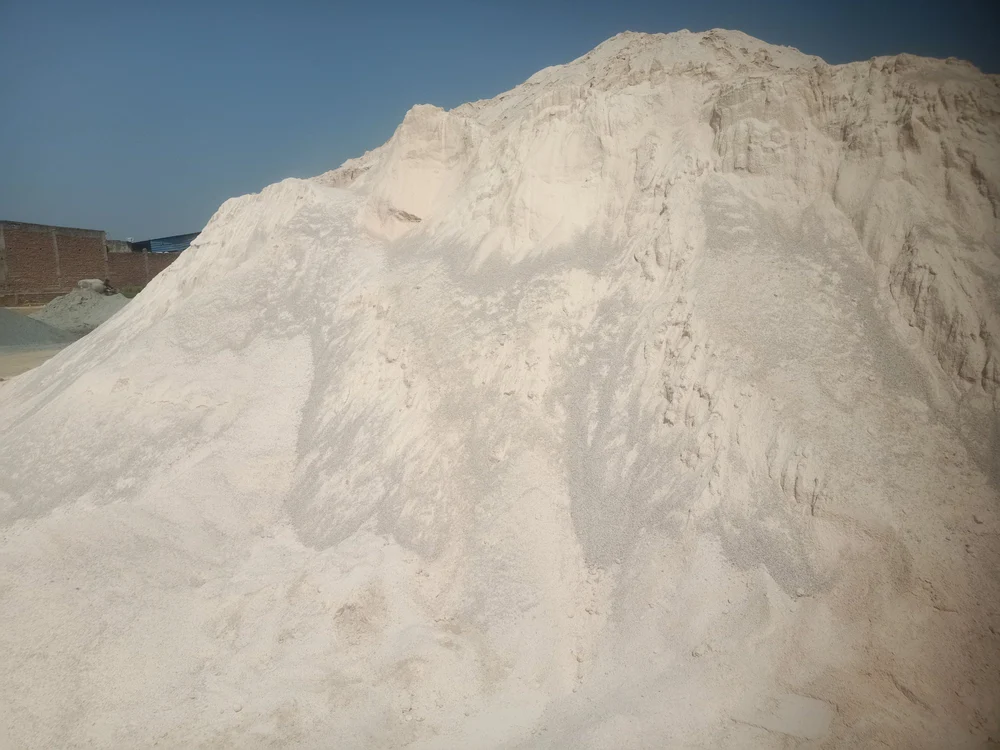 White Construction Stone Dust